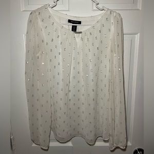White House Black Market Blouse size 8
